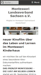 Mobile Screenshot of montessori-sachsen.com